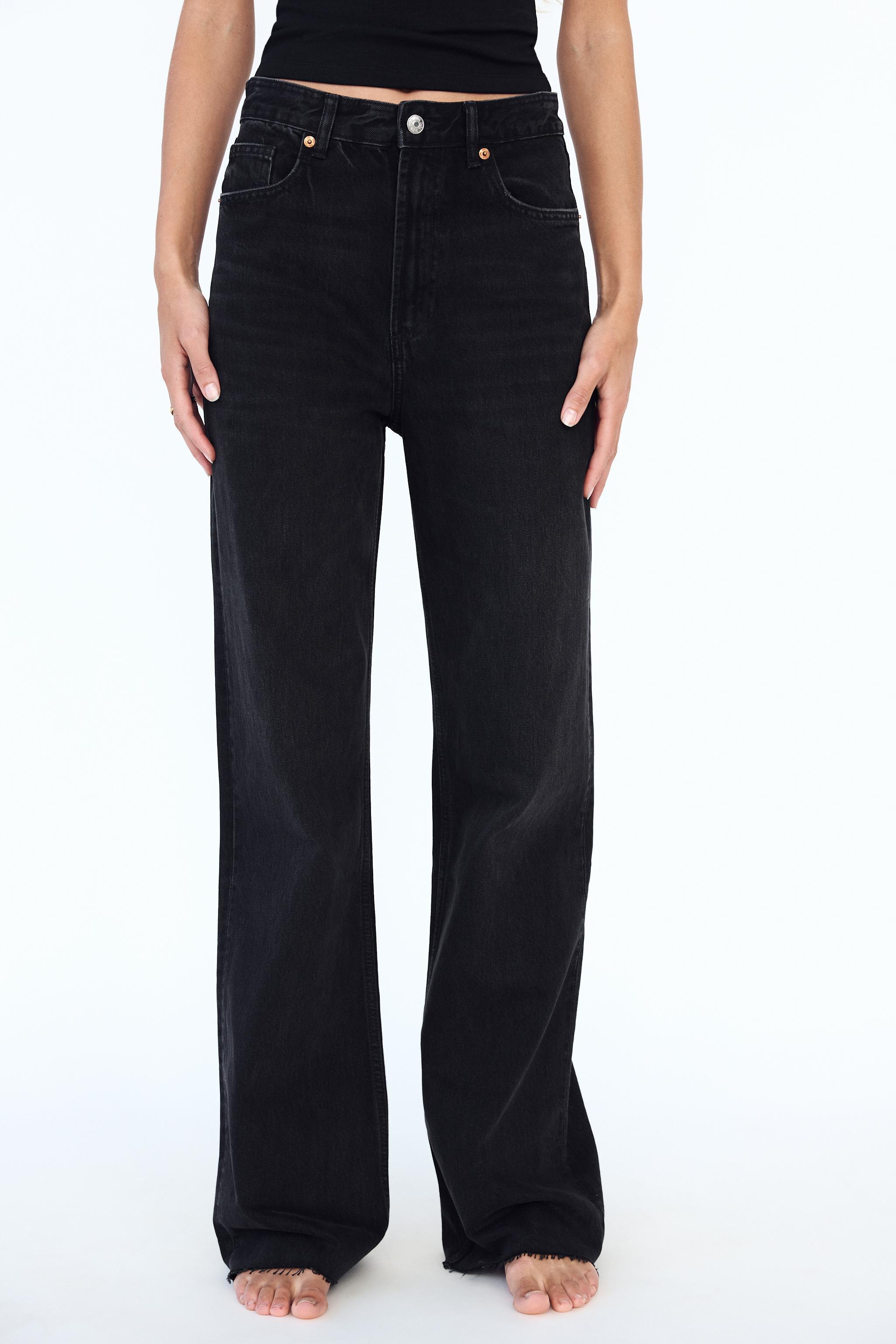 FULL LENGTH TRF HIGH RISE WIDE LEG JEANS Product Image