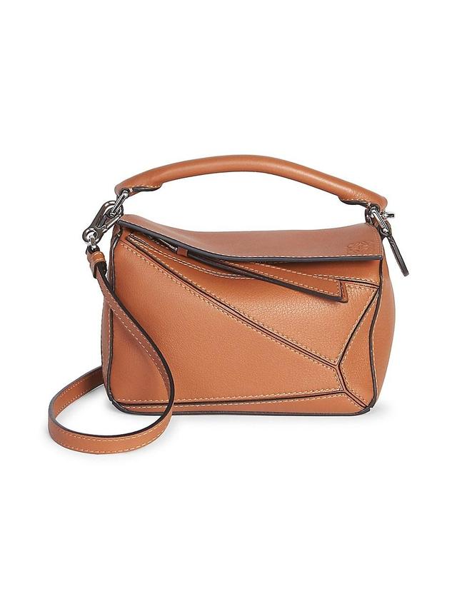 Womens Mini Puzzle Leather Bag Product Image