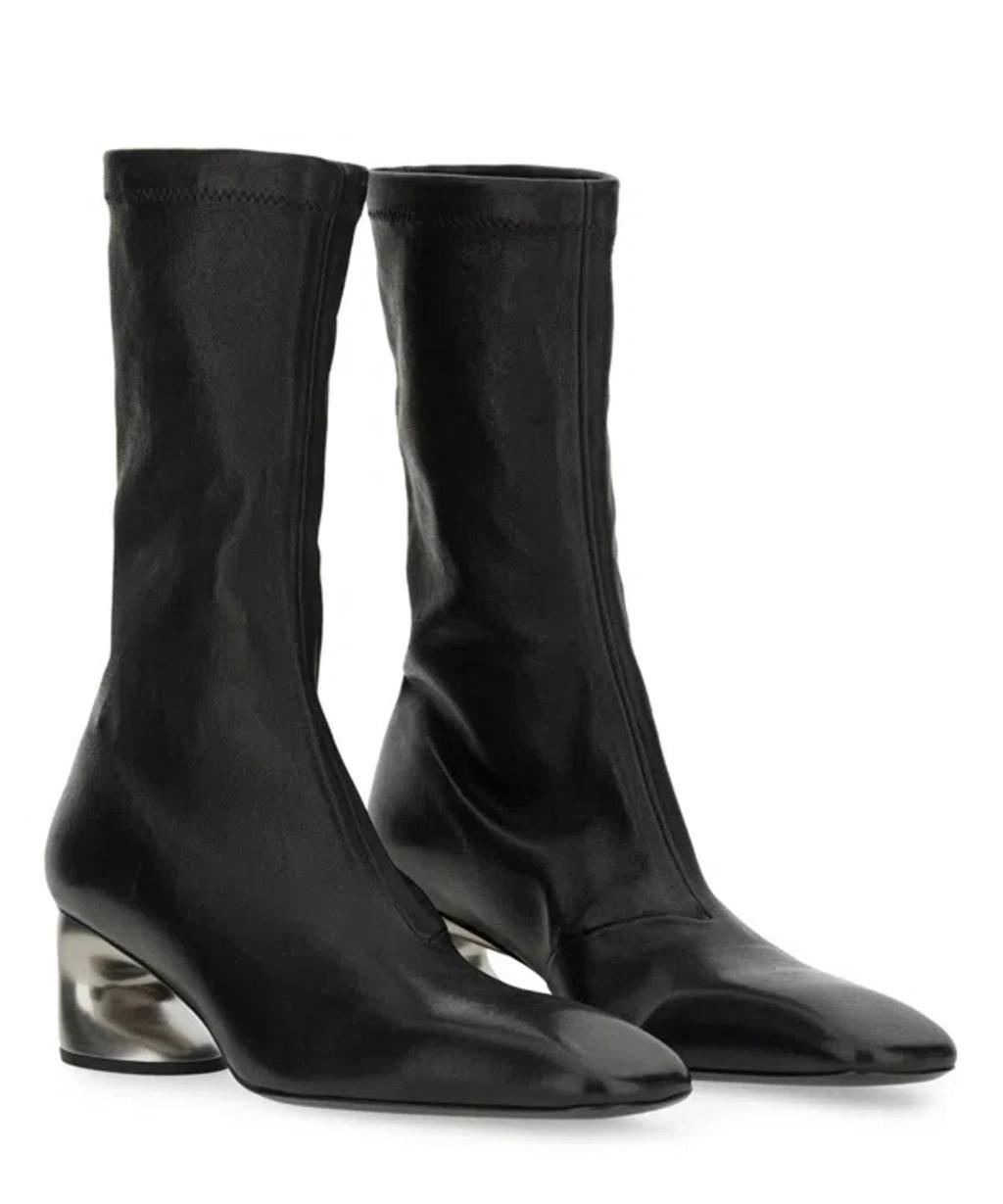 Leather Boot In Black Product Image