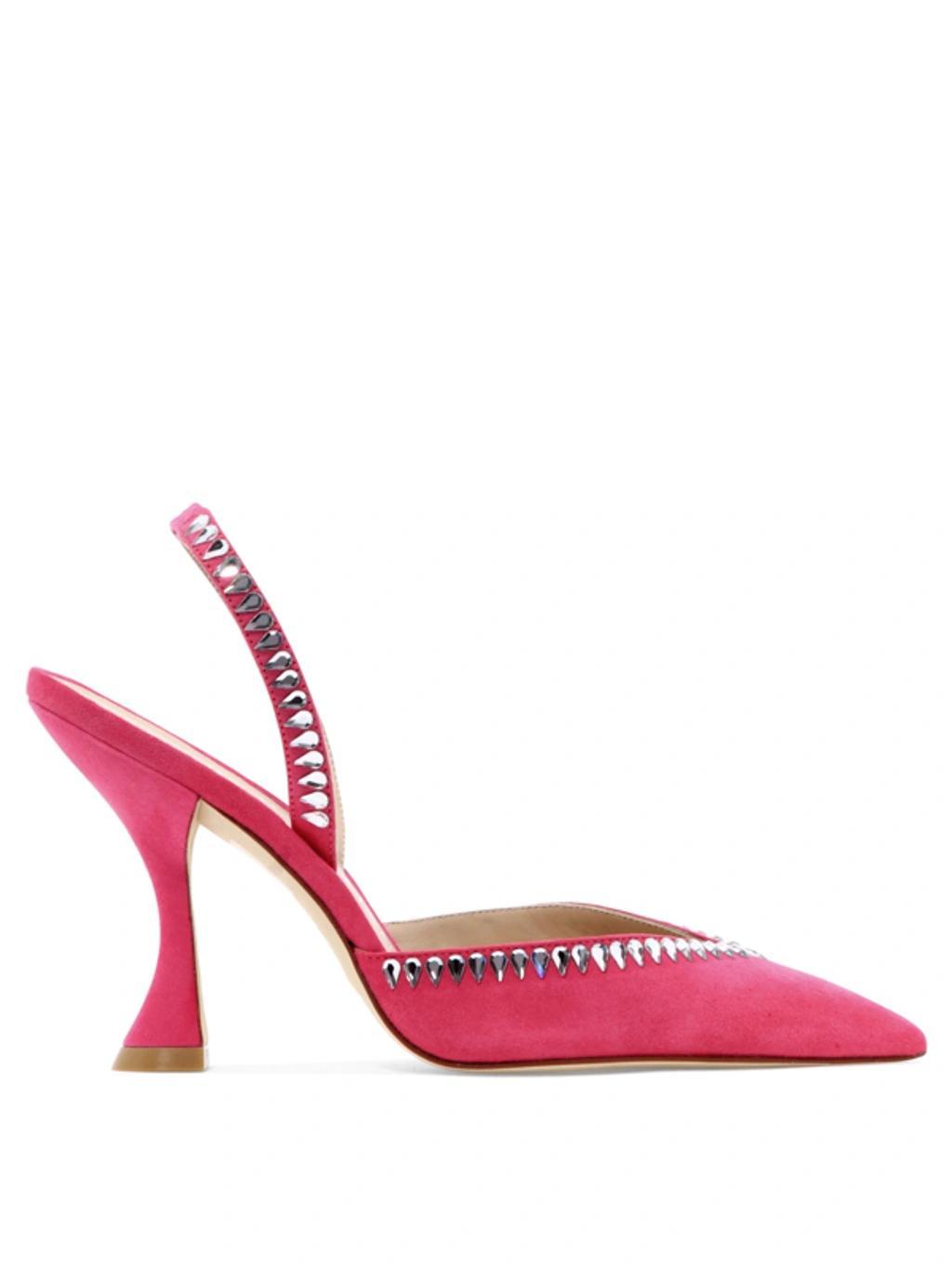 Gemcut Xcurve Slingback Pumps In Pink Product Image