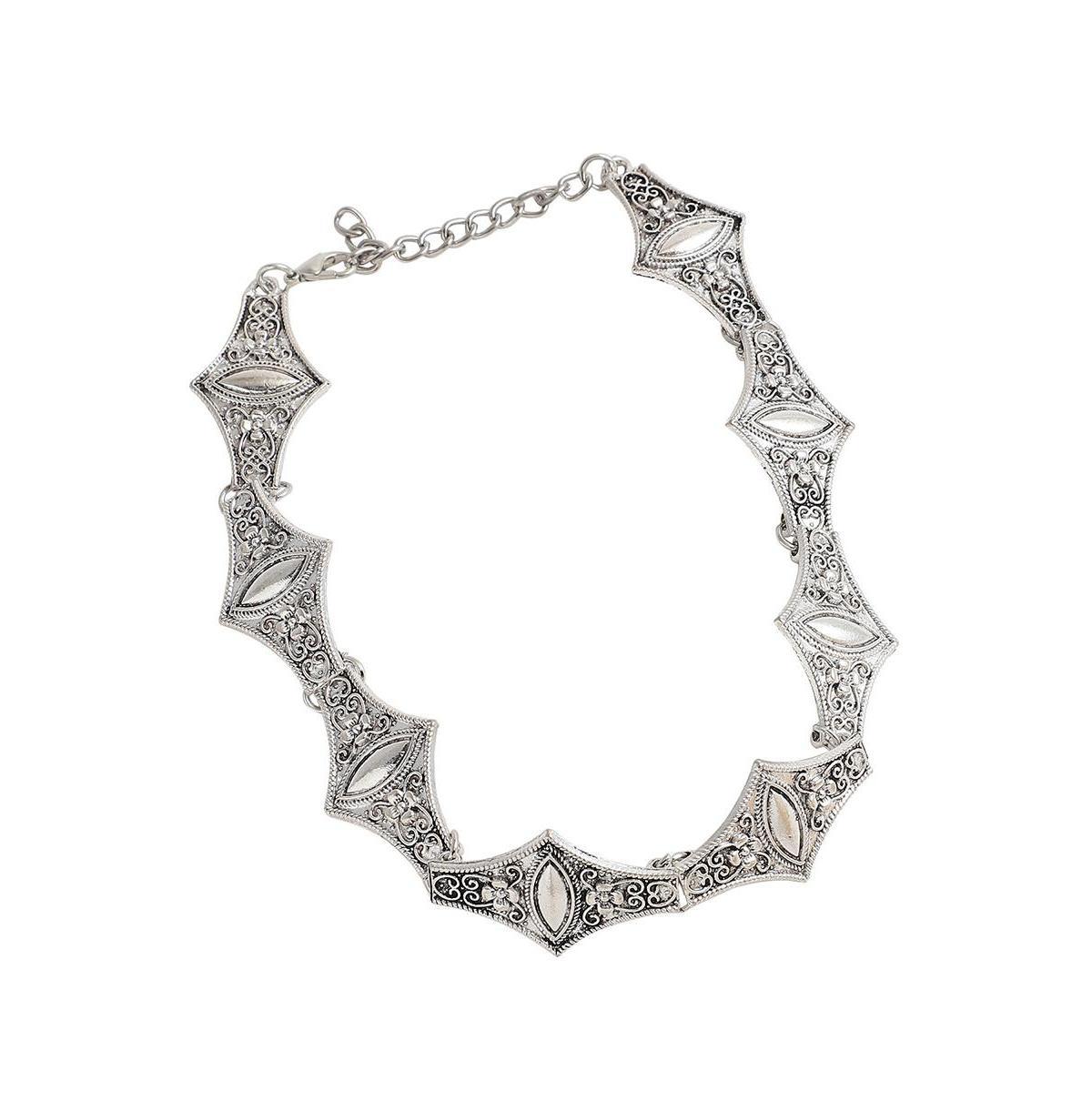 Sohi Womens Textured Statement Necklace Product Image