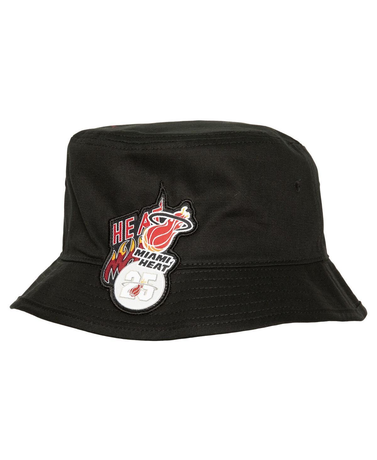 Mens Mitchell & Ness Miami Heat 25th Anniversary Bucket Hat Product Image