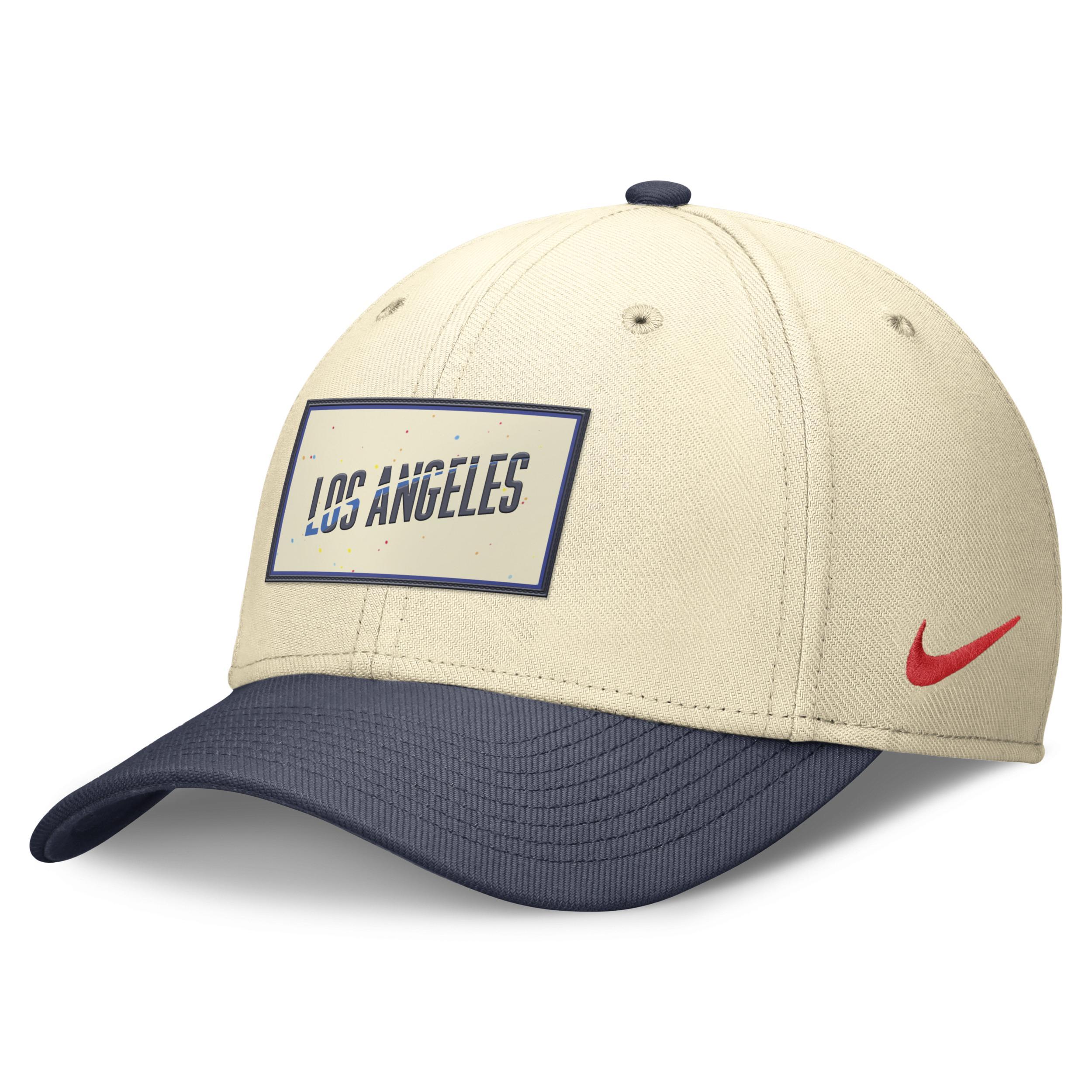 Los Angeles Dodgers City Connect Swoosh Nike Men's Dri-FIT MLB Hat Product Image