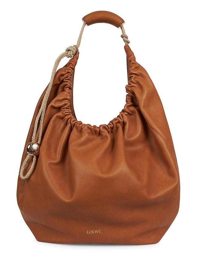 Womens LOEWE x Paulas Ibiza Squeeze Extra-Large Leather Hobo Bag Product Image