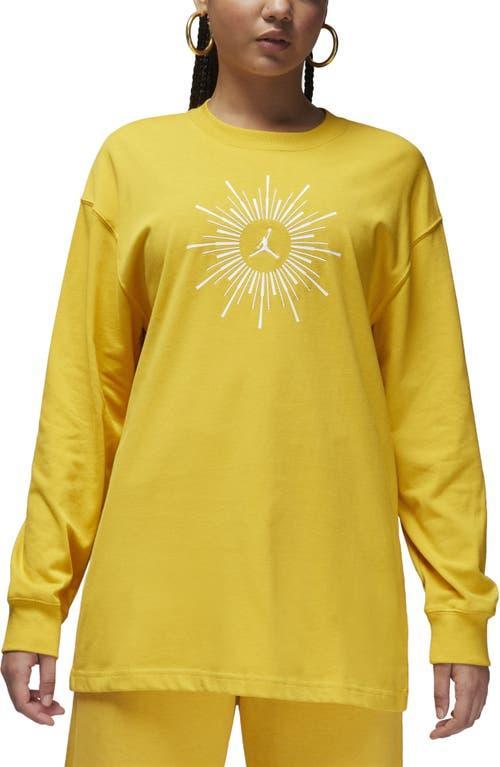 Jordan Flight Heiress of Optimism Long Sleeve Oversize Cotton T-Shirt Product Image