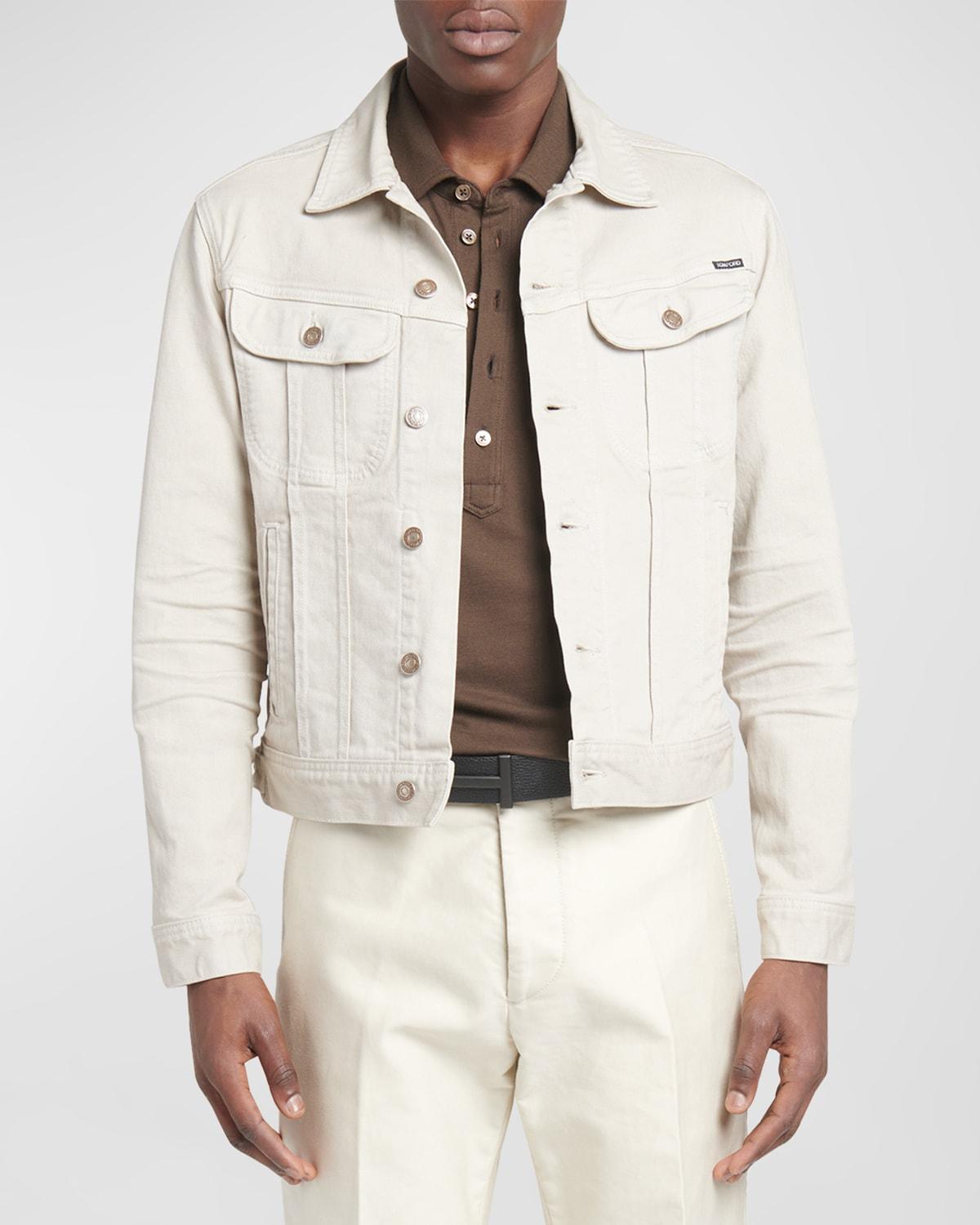 Mens Icon Stretch Denim Jacket Product Image