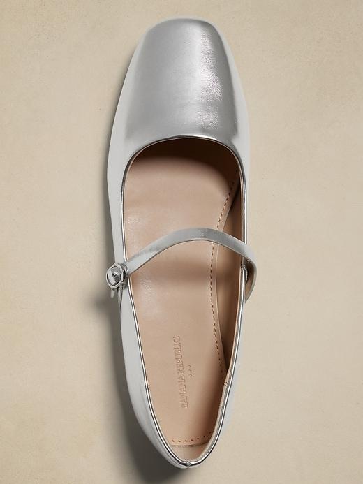 Vegan Leather Maryjane Ballet Flat Product Image