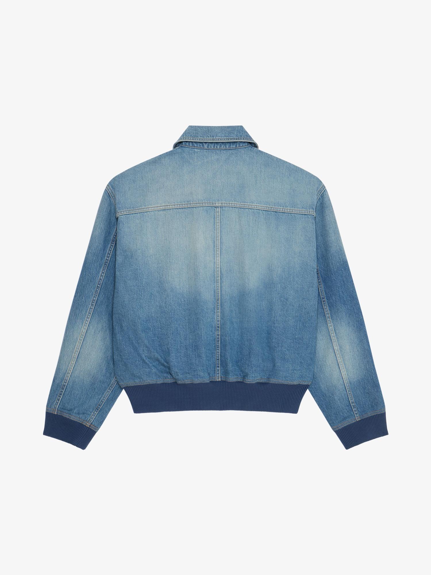 Bomber jacket in denim Product Image