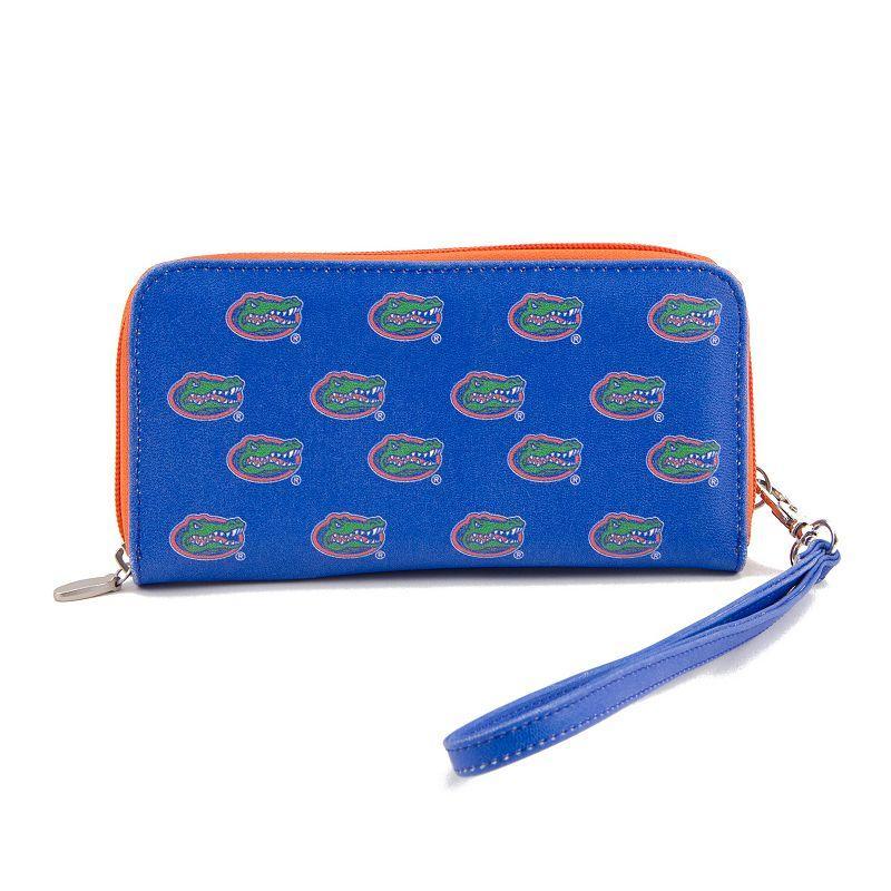 Womens Florida Gators Zip-Around Wristlet Wallet Product Image