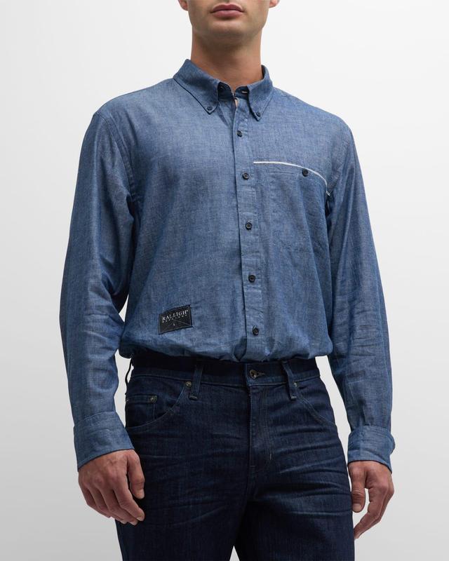 Mens Selvage Oxford Button-Down Shirt Product Image