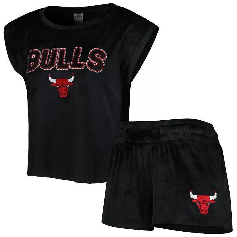 Womens Concepts Sport Chicago Bulls Intermission T-Shirt & Shorts Sleep Set Product Image