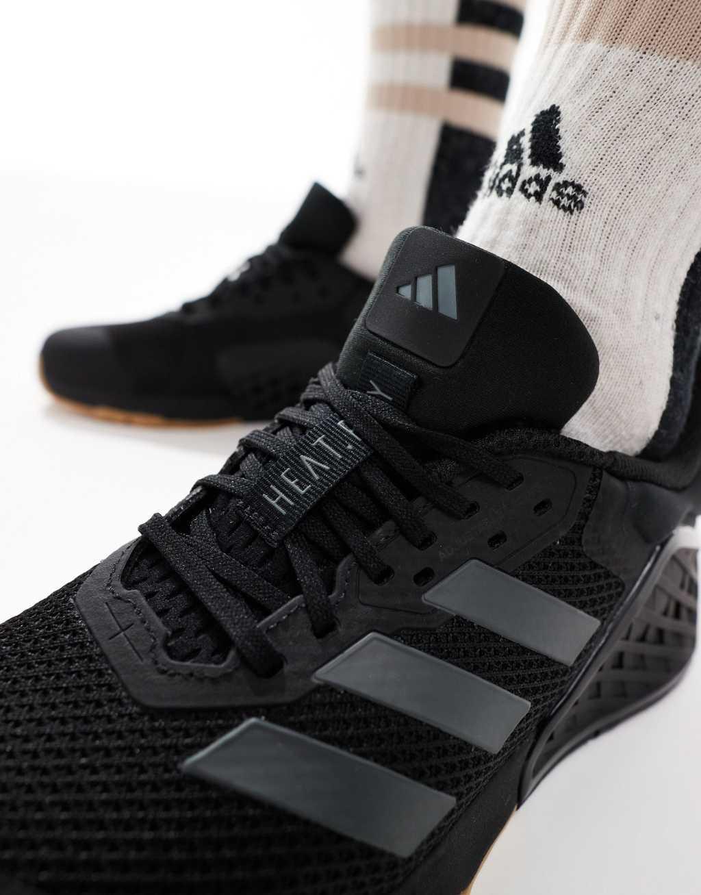 adidas Performance Dropset 3 sneakers in black Product Image