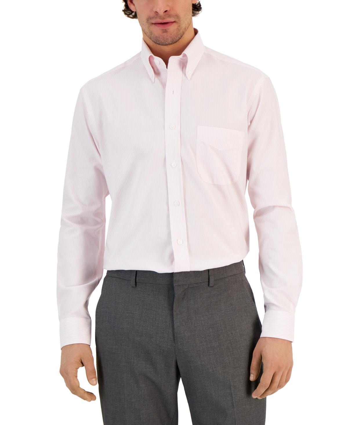 Club Room Mens Regular Fit University Stripe Dress Shirt, Created for Macys Product Image