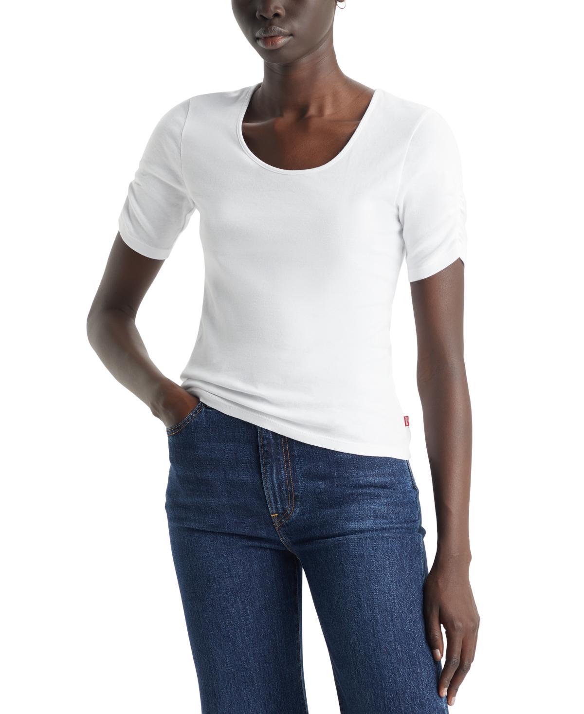 Levis Womens Cotton Infinity Short-Sleeve Ballet Top Product Image