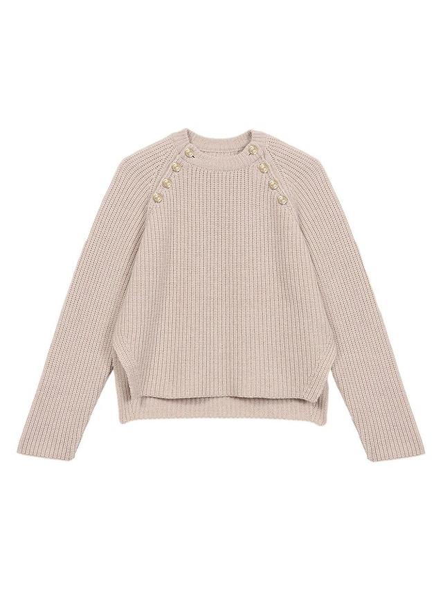 Womens Ribbed Wool Jumper Product Image