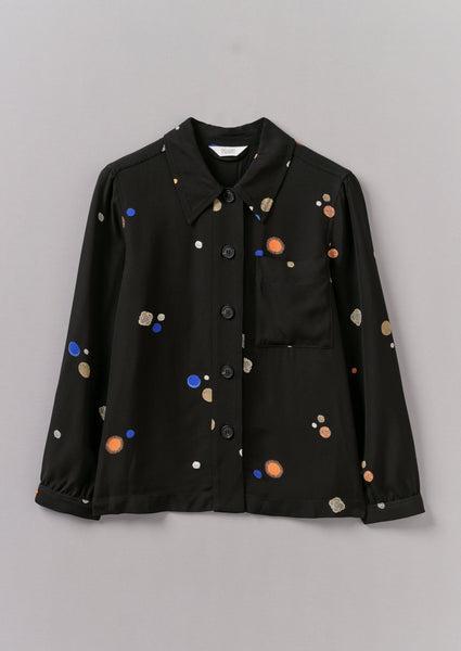 Baya Cosmic Dot Print Shirt | Black product image