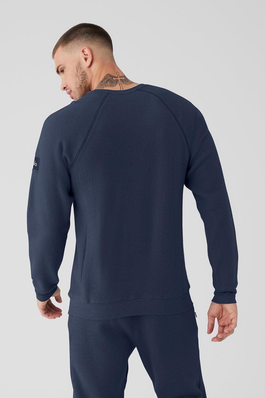 Triumph Crew Neck Sweatshirt - Navy Male Product Image