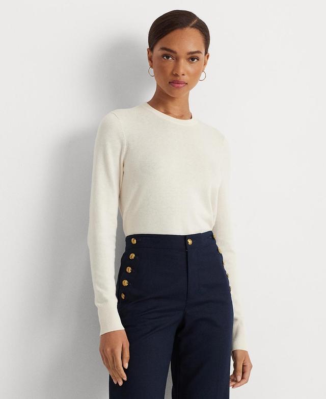 Lauren Ralph Lauren Womens Cotton-Blend Sweater Product Image