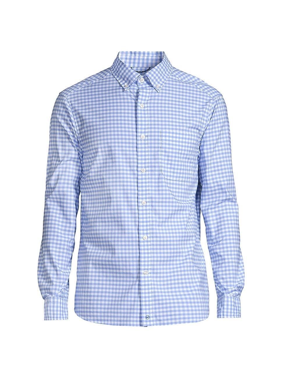 Mens On-The-Go Brrr Gingham Shirt Product Image