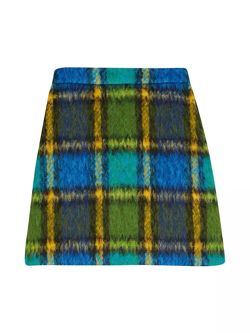 Mainline Grand Plaid A-Line Miniskirt Product Image