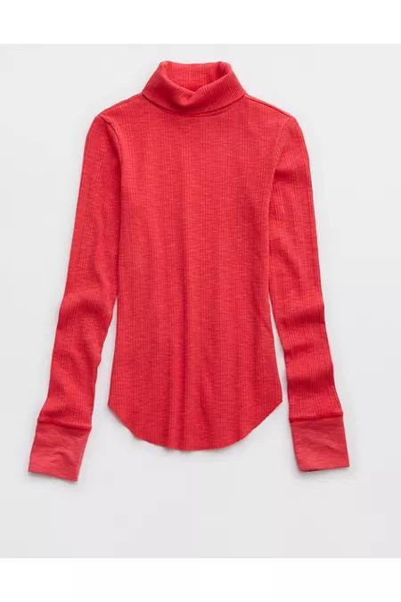 Aerie Essential Turtleneck Layering T-Shirt Women's Product Image