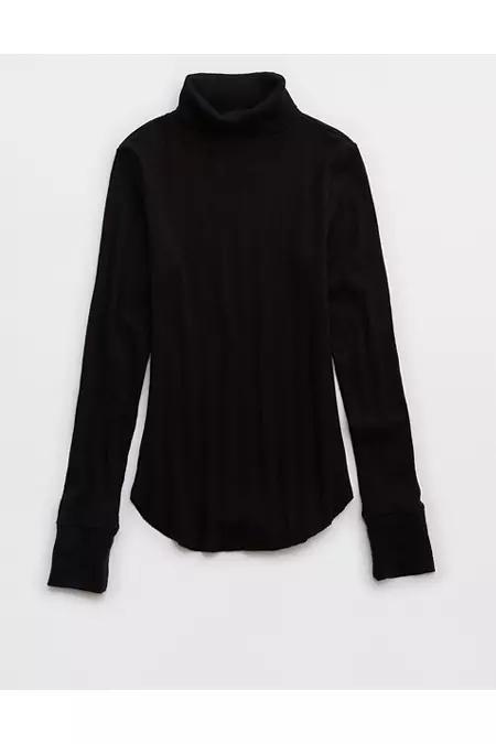 Aerie Essential Turtleneck Layering T-Shirt Women's Product Image