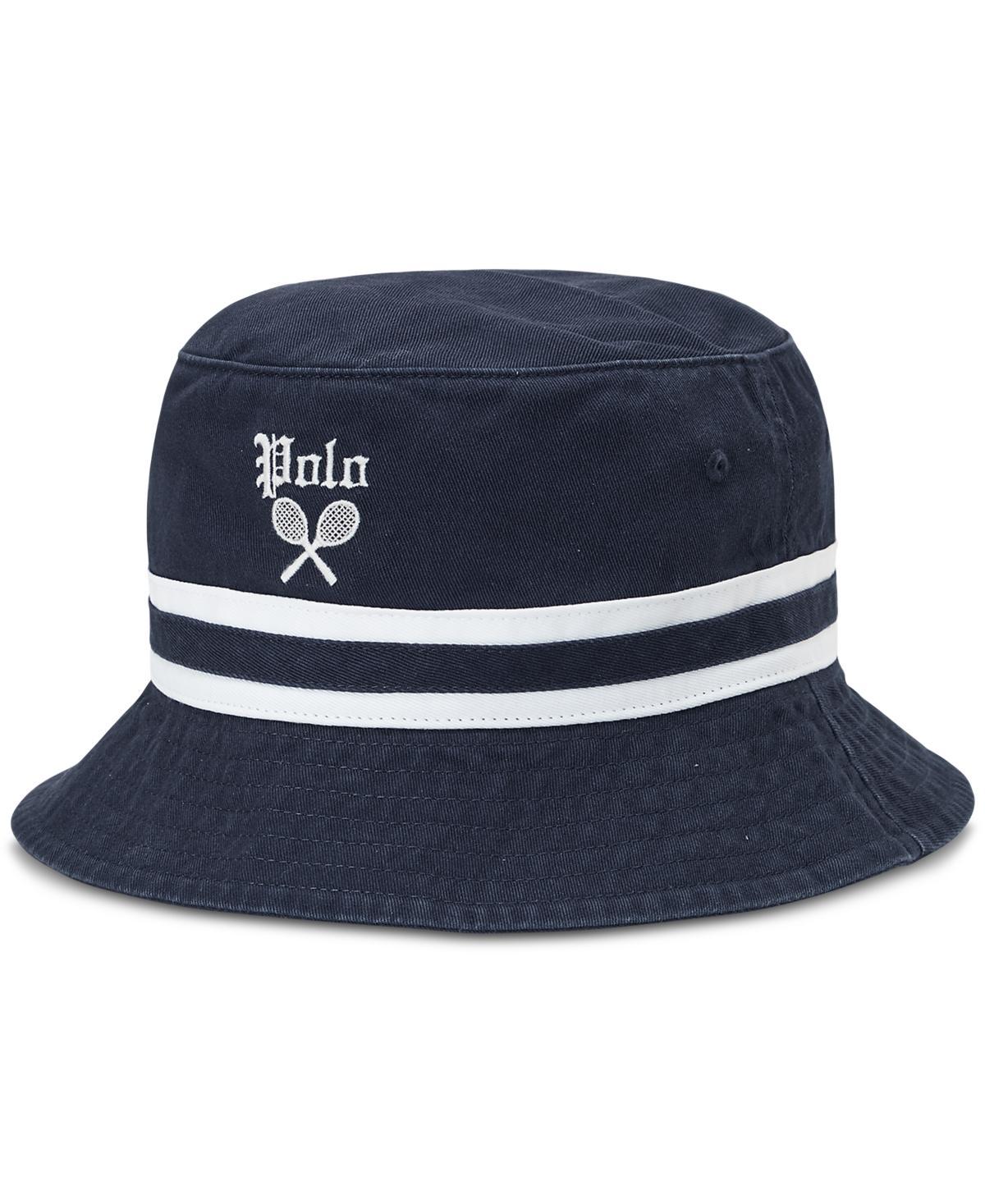 Polo Ralph Lauren Mens Striped-Band Twill Bucket Hat Product Image