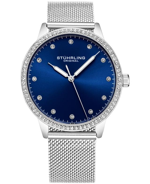 Womens Silver-Tone Mesh Bracelet Watch 38mm Product Image