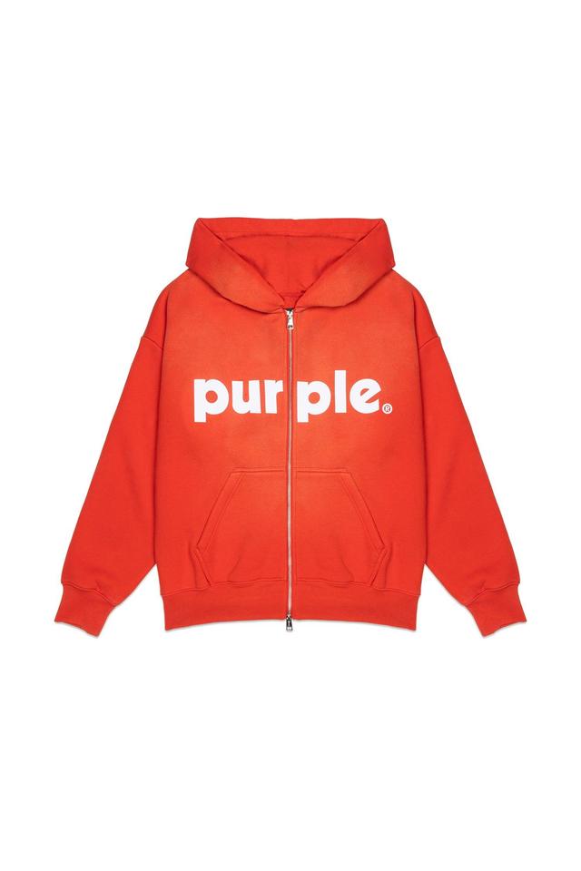 Lowercase Zip Up Hoodie Male Product Image