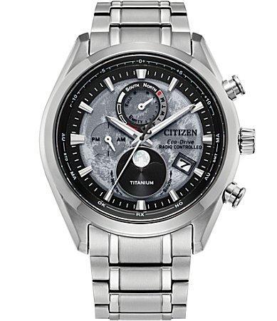 Citizen Mens Eco-Drive Water Resistance 100 Titanium Bracelet Watch Product Image