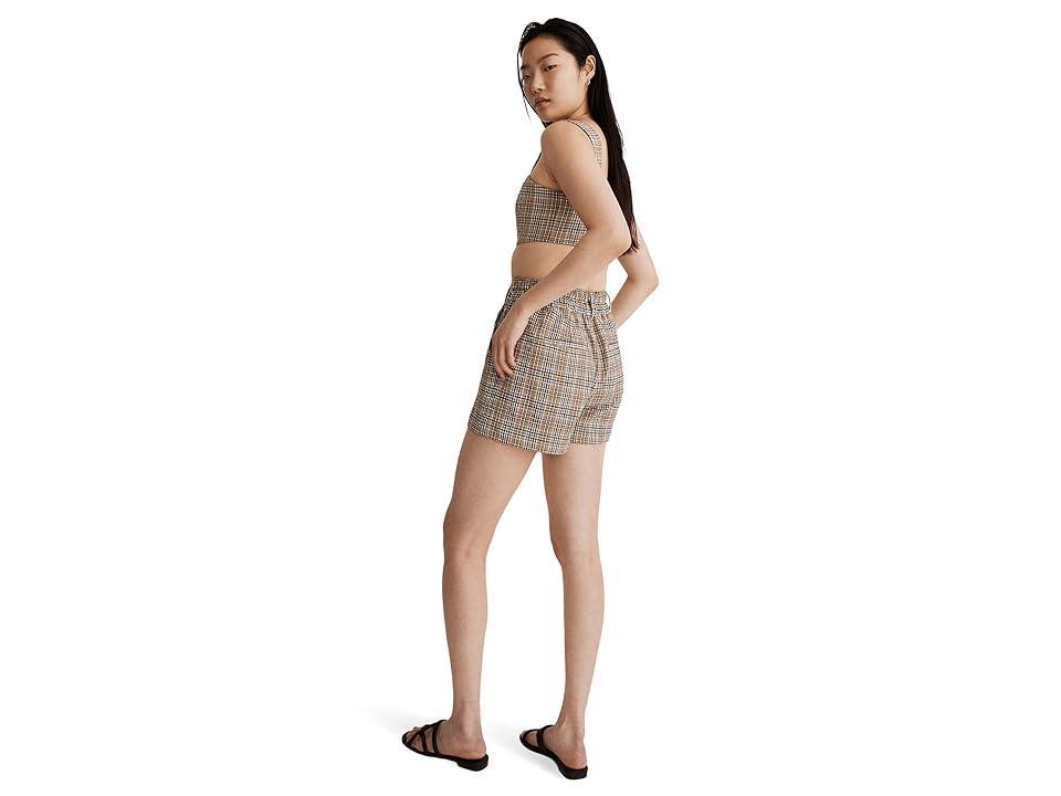 Madewell Lanie Shorts - Yarn-Dye Gingham Seersucker (H/U) (Yarn-Dye Plaid) Women's Shorts Product Image