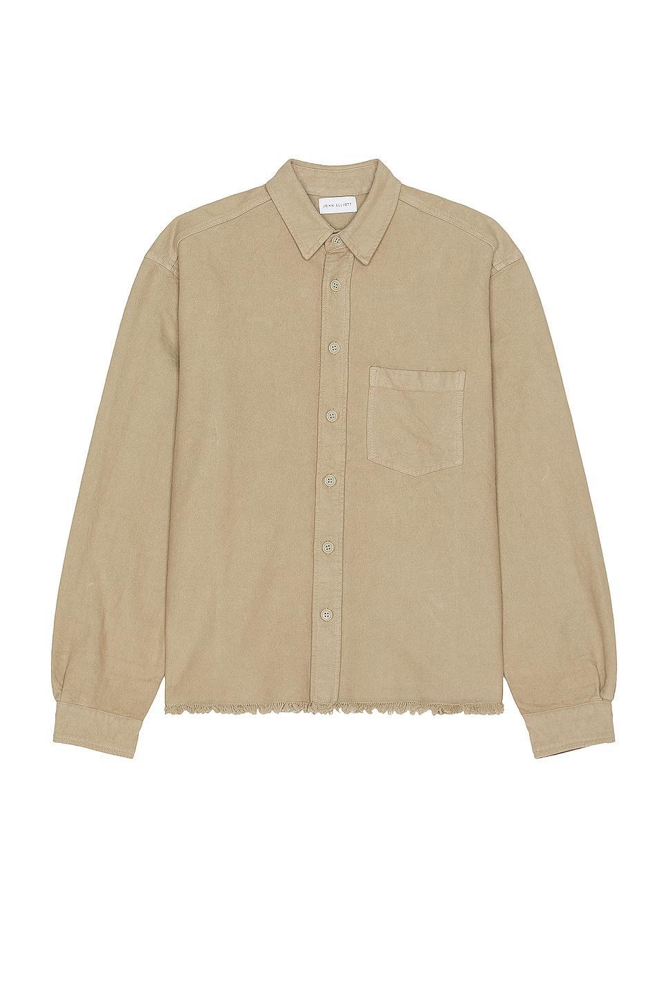 JOHN ELLIOTT Hemi Oversized Shirt Solid Size L. Product Image