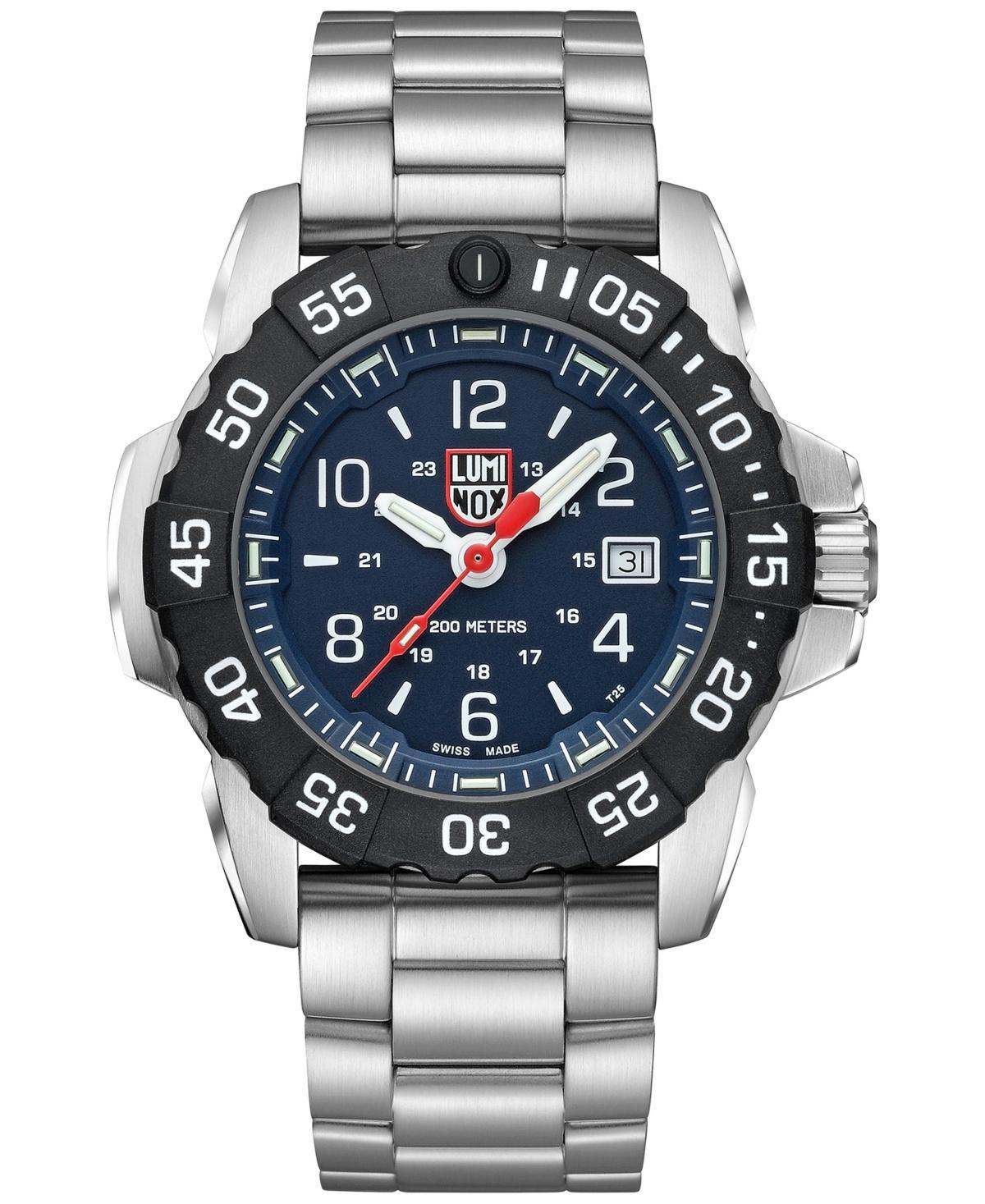 Luminox Mens Swiss Navy Seal Rsc Stainless Steel Bracelet Watch 45mm Product Image