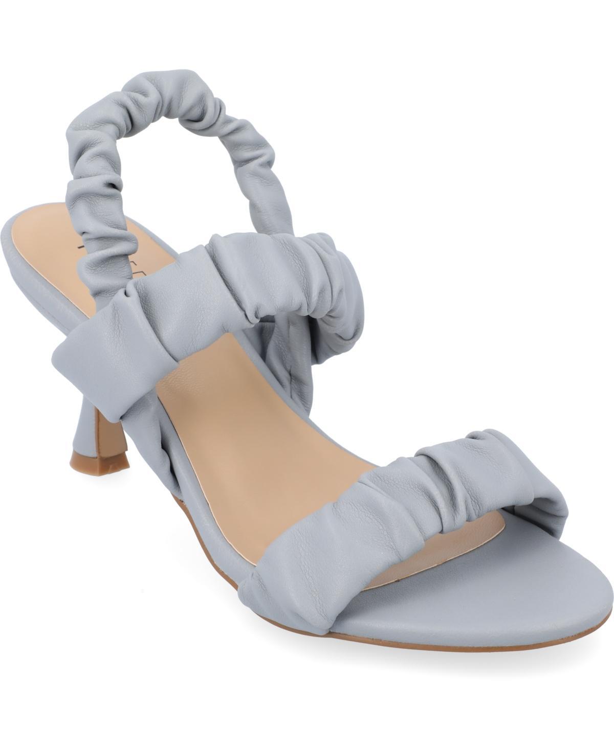 Journee Collection Womens Amaree Ruched Sandals Product Image