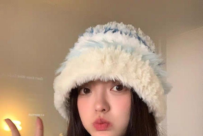 Fluffy Knit Hat Product Image