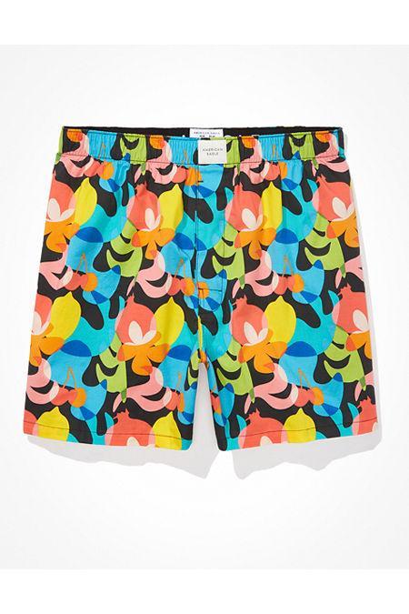 AEO Neon Tropical Stretch Boxer Short Mens Black XL Product Image