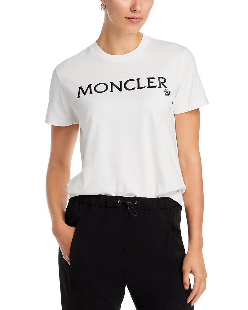 Moncler Logo Embroidered T-Shirt Product Image