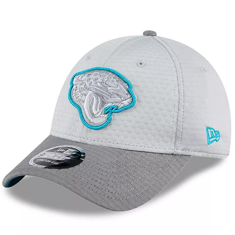 Mens New Era Gray Jacksonville Jaguars 2024 NFL Training Camp 9FORTY Adjustable Hat Product Image