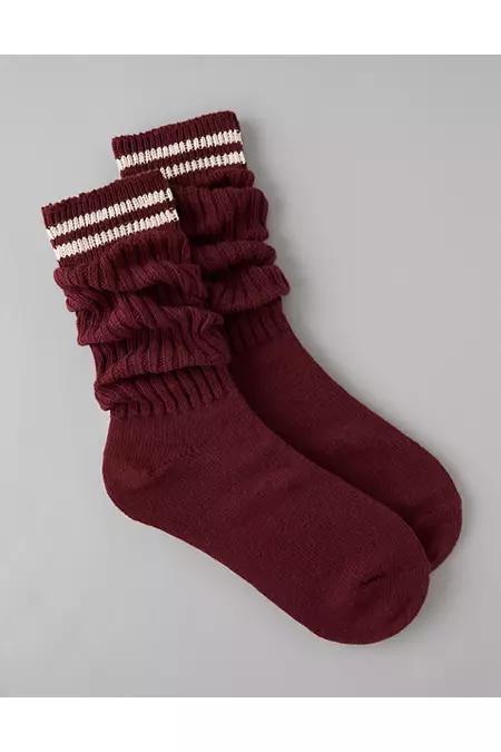 AE Varsity Stripe Slouchy Socks Women's Product Image