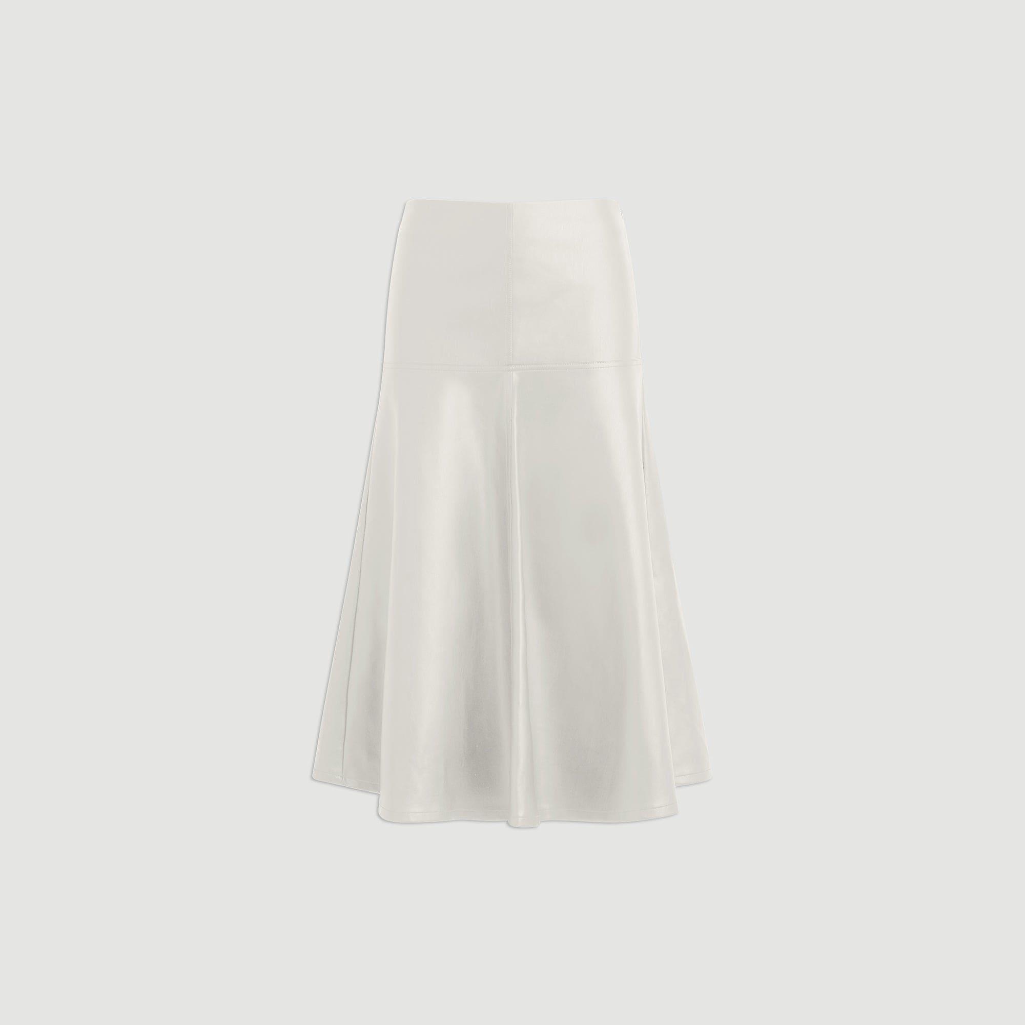 Harley A-Line Vegan Leather Skirt (Petite) product image