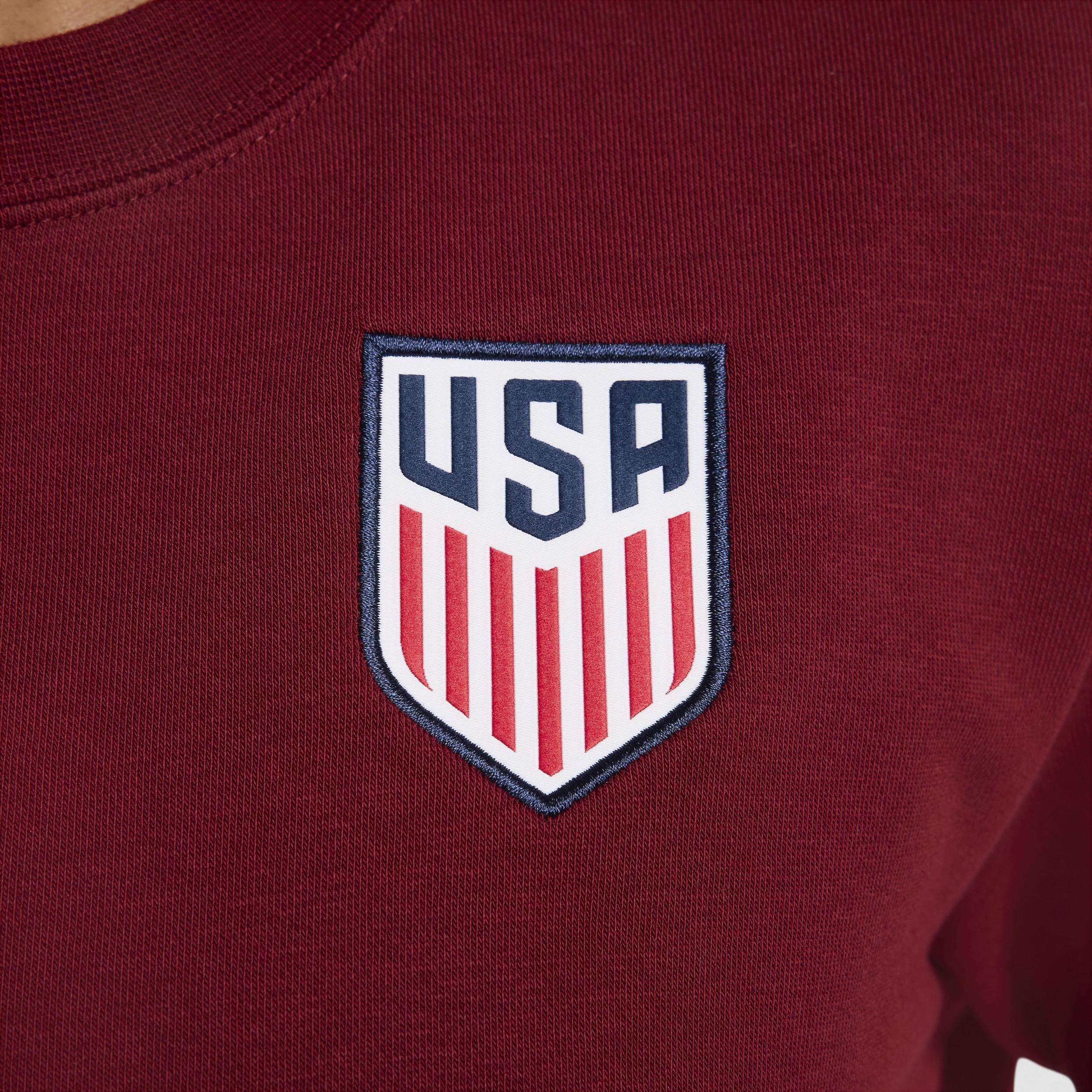 USMNT Club Fleece Nike Women's Soccer Crew-Neck Sweatshirt Product Image