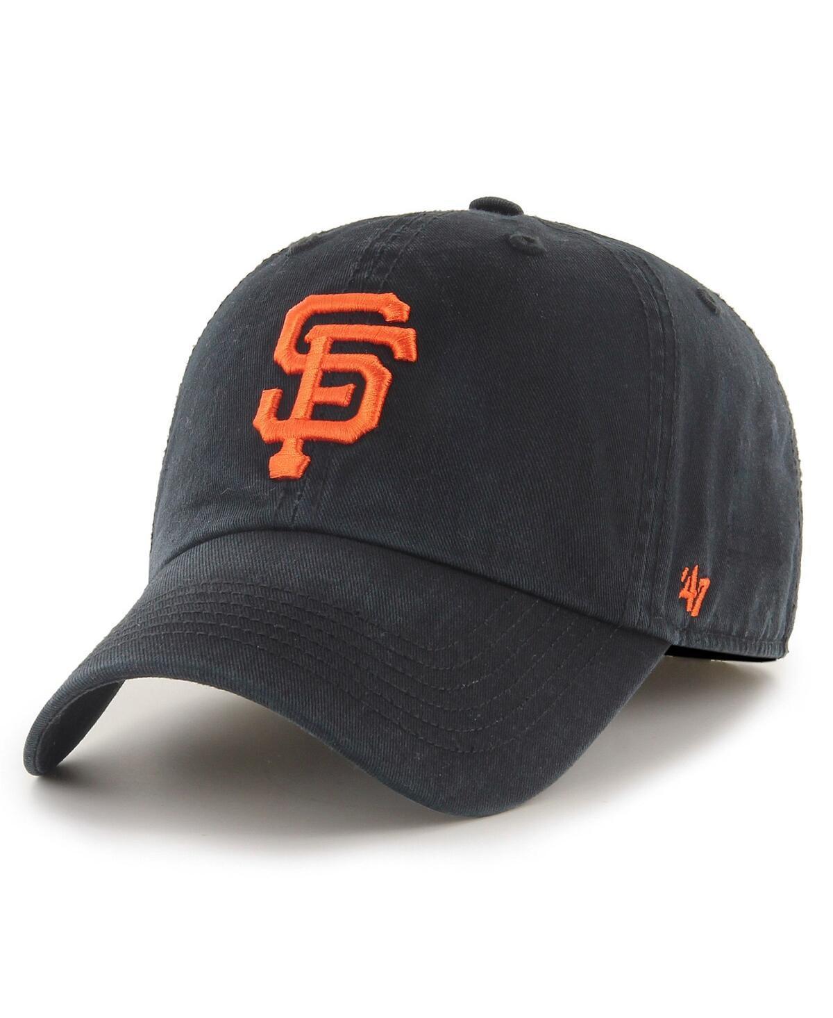 Mens 47 Brand Black San Francisco Giants Franchise Logo Fitted Hat Product Image