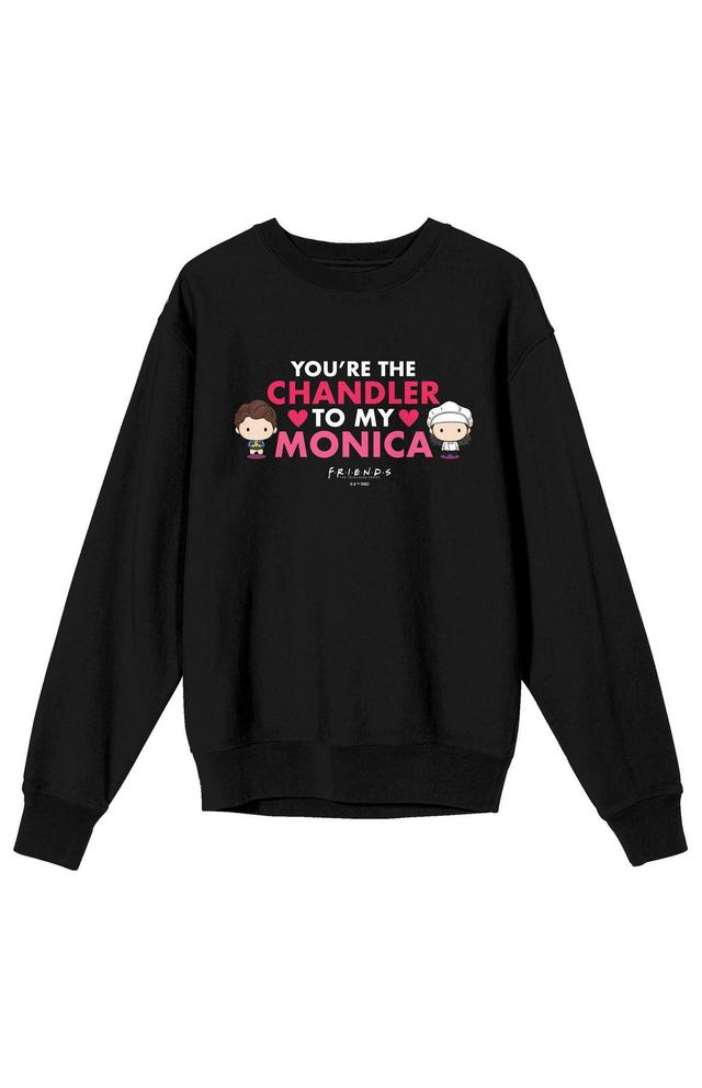 Women's Friends TV Chandler To My Monica Crew Neck Sweatshirt Product Image