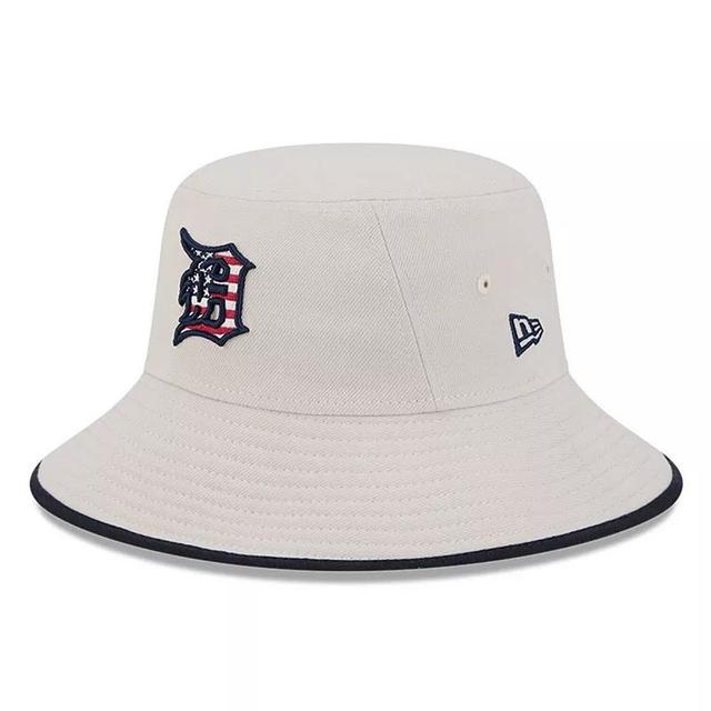 Mens New Era Khaki Detroit Tigers 2024 Fourth of July Bucket Hat Product Image