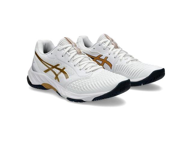 ASICS Women's Netburner Ballistic FF 3 Volleyball Shoe Pure Gold) Women's Shoes Product Image