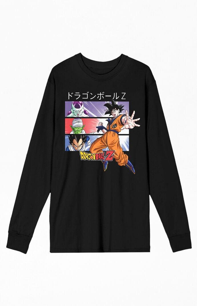 Men's Dragon Ball Z Anime Long Sleeve T-Shirt Product Image