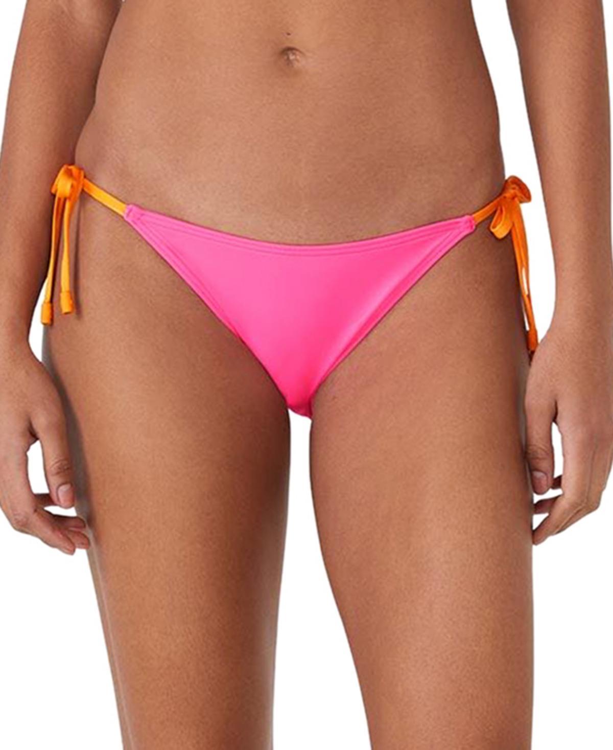 kate spade new york Womens Contrast Side Tie Bikini Bottoms Product Image