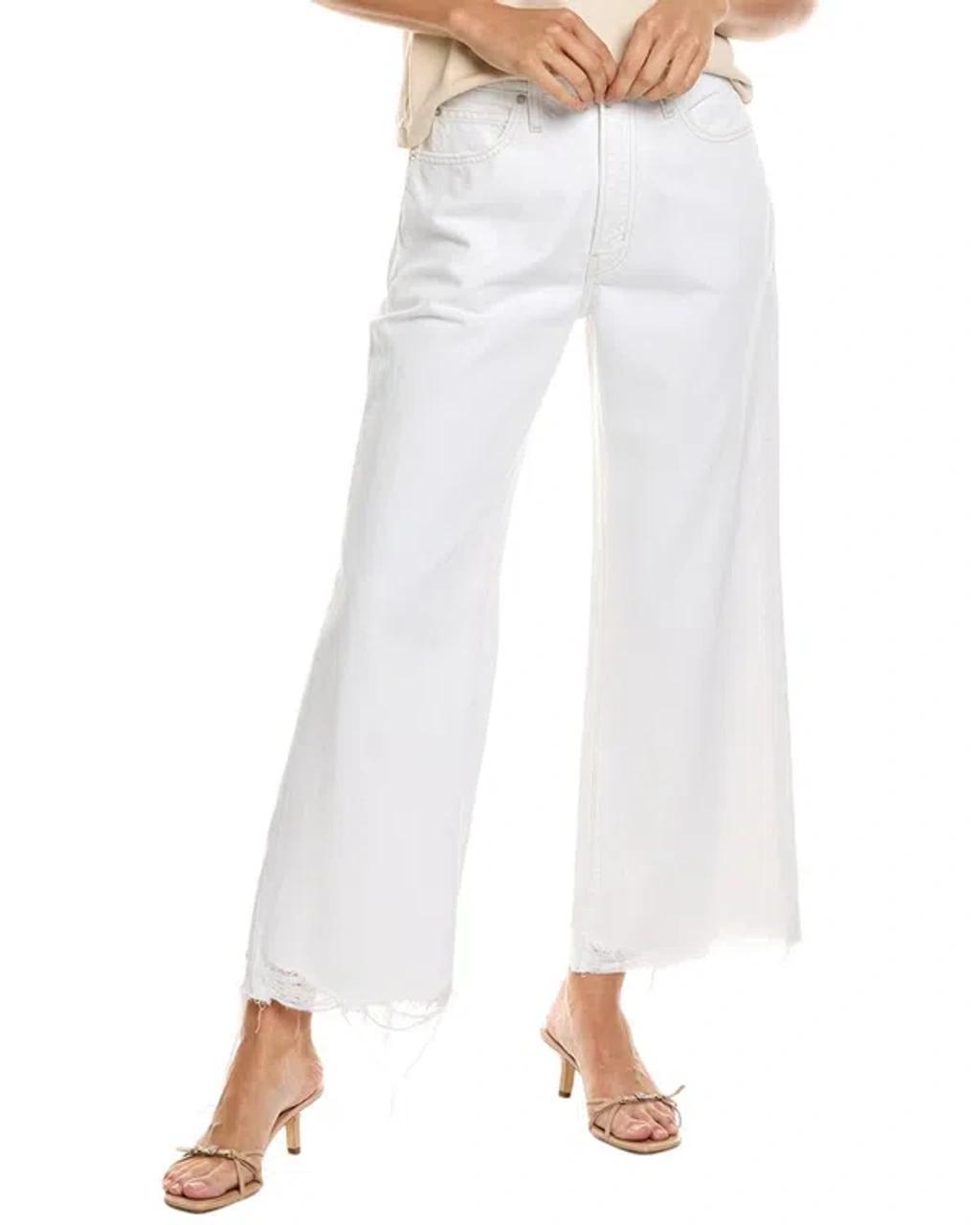 FRAME Denim White Modern Relaxed Straight Jean Product Image