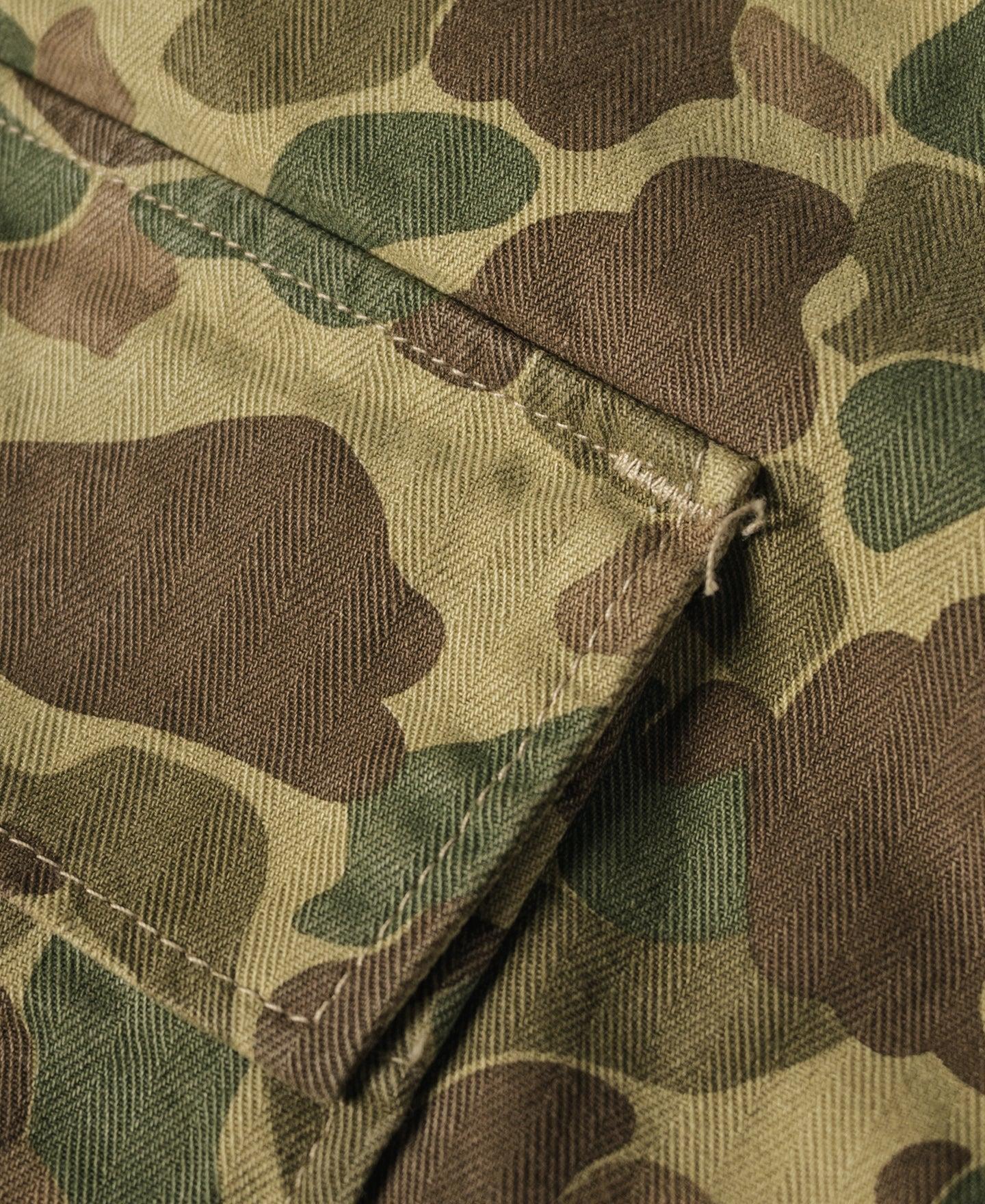 US Army M-1943 Herringbone Cotton Camouflage Pants (Modified) Product Image