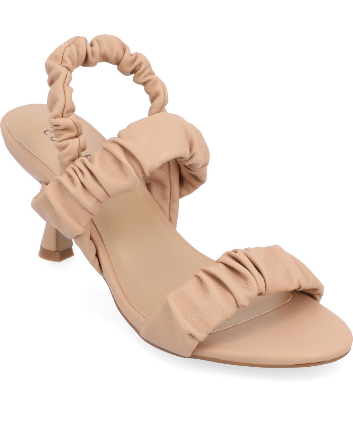 Journee Collection Womens Amaree Ruched Sandals Product Image